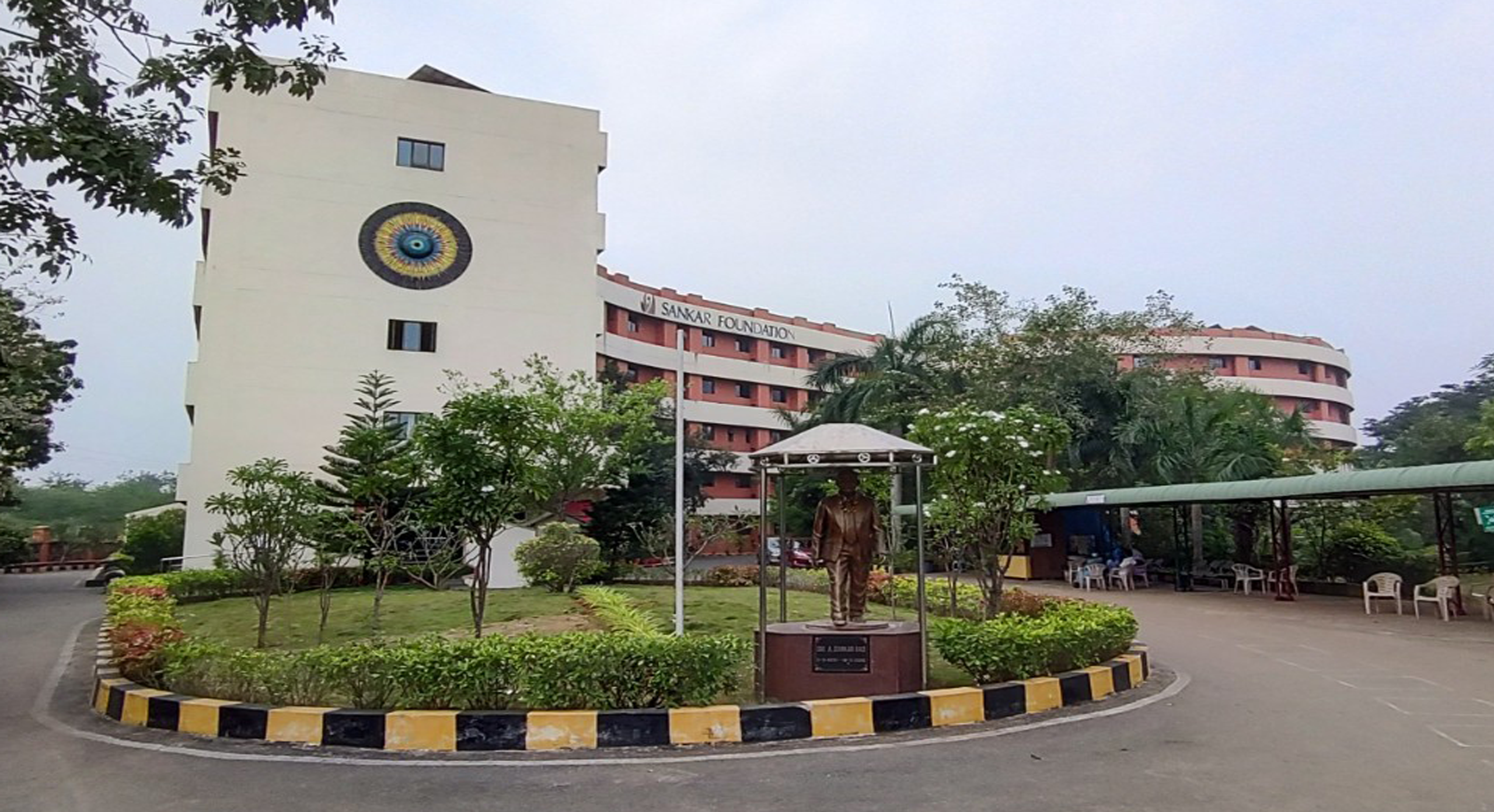 Sankar Foundation main hospital building at Vepagunta