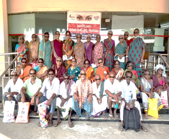 Elderly patient after successful treatment at Sankar Foundation